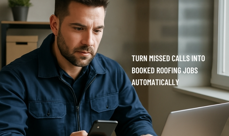 Turn Missed Calls into Booked Roofing Jobs Automatically