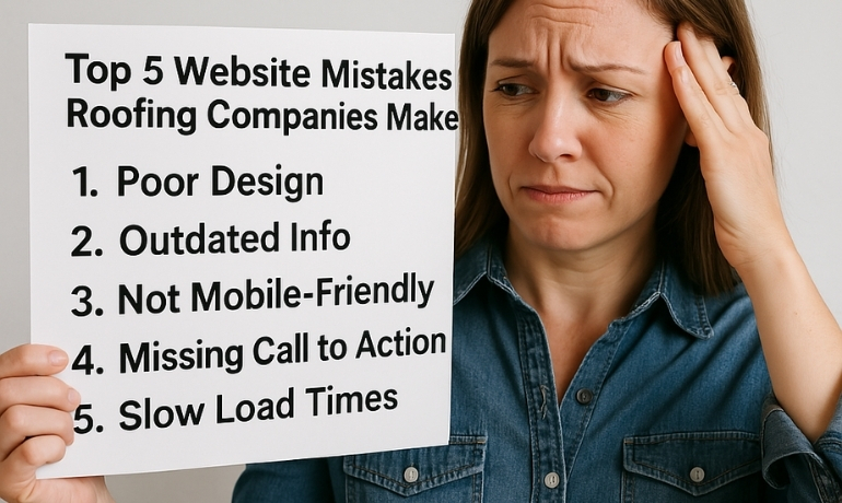 Top Website Mistakes for Roofers