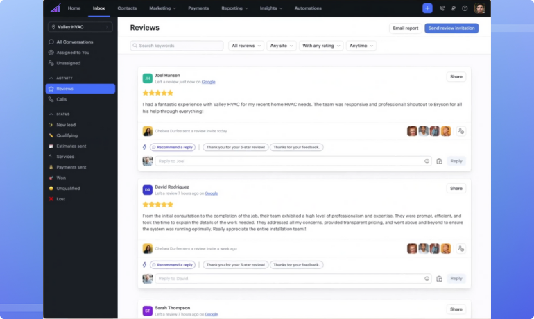 Review Management